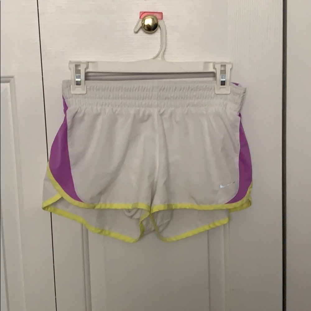 White Dri-Fit Nike Shorts